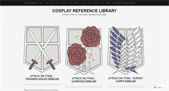 Desktop Screenshot of cosplayreferencelibrary.com